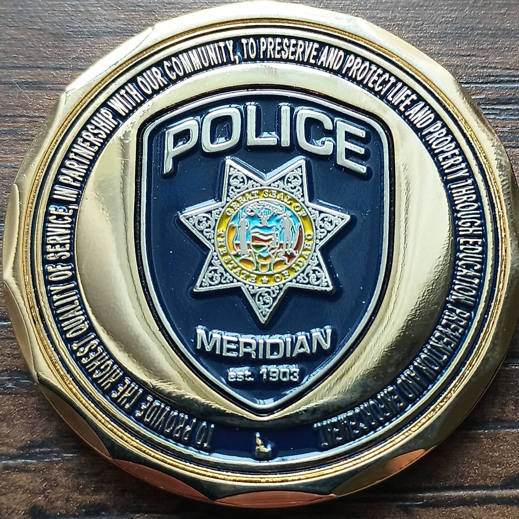 Meridian Police Department — front