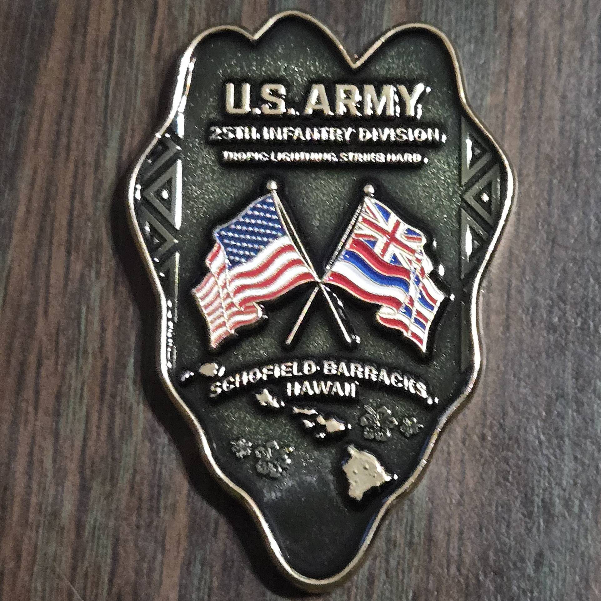 U.S ARMY 25th infantry division — back
