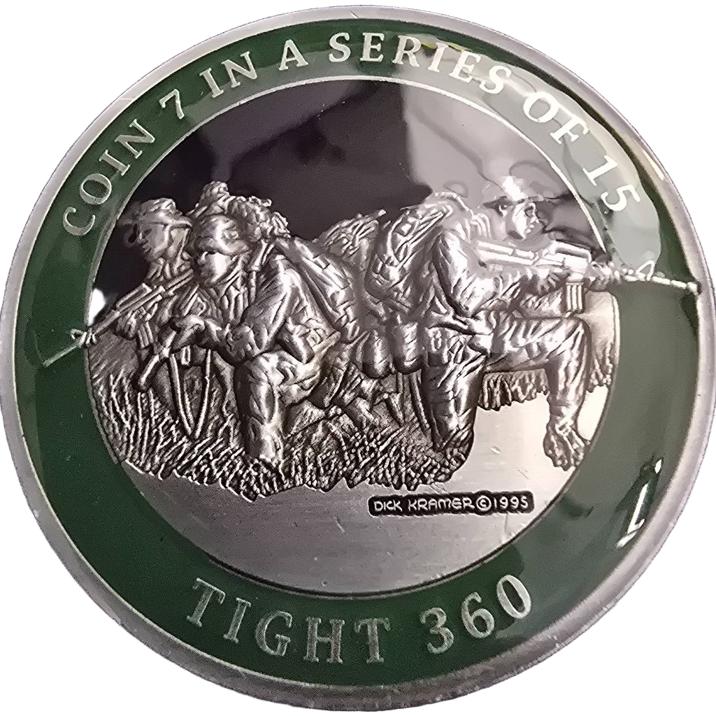 Dick Kramer coin 7 in a series of 15 Tight 360 — front