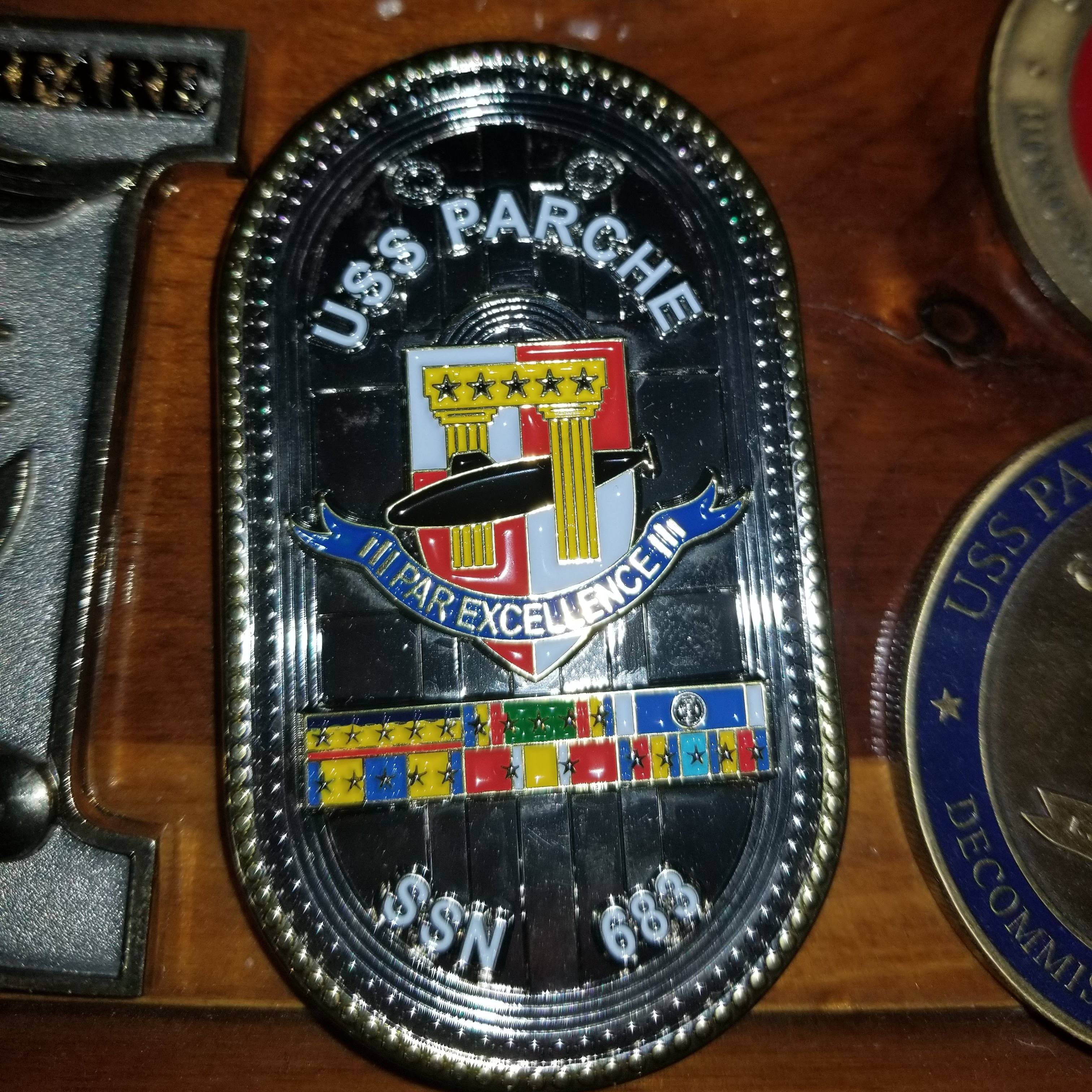 USS Parche — front