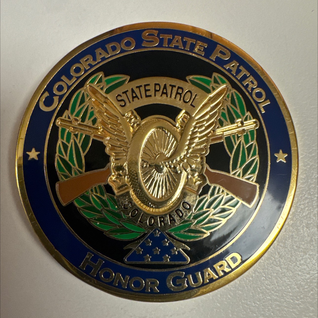 Colorado State Patrol Honor Guard — back