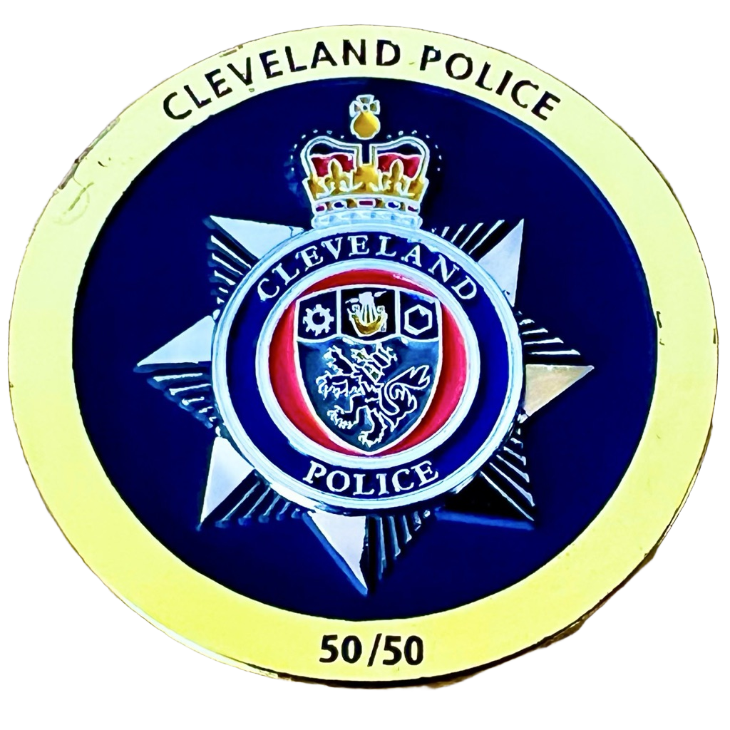 Cleveland Police Drone Unit Challenge Coin - Gold — back