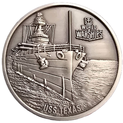 USS Texas World of Warships Challenge Coin