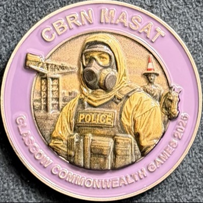 Police Scotland CBNR MASAT Challenge Coin
