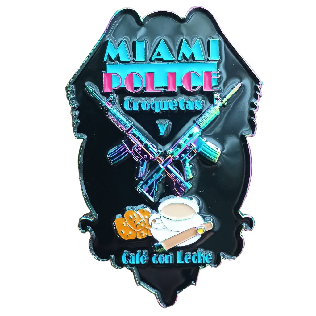 Miami Police Department Challenge Coin — back