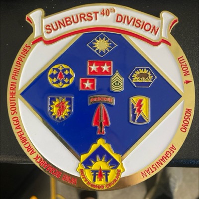 40th infantry division coin