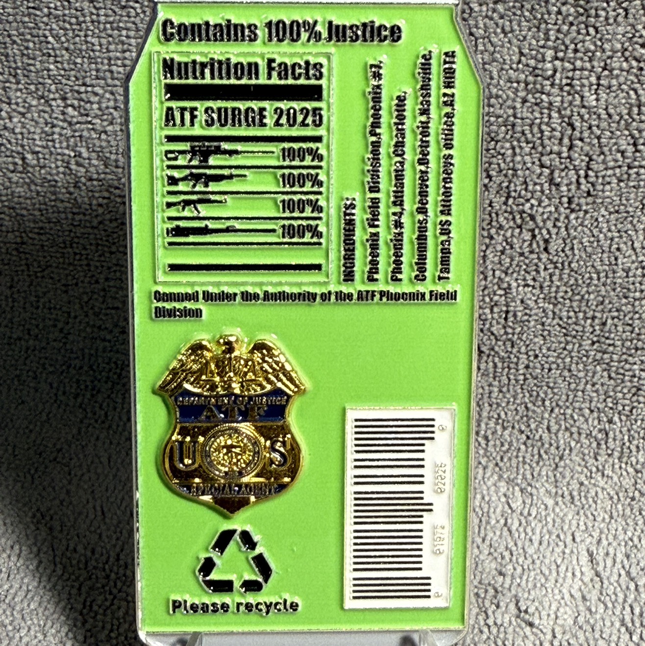 ATF Surge Can — back