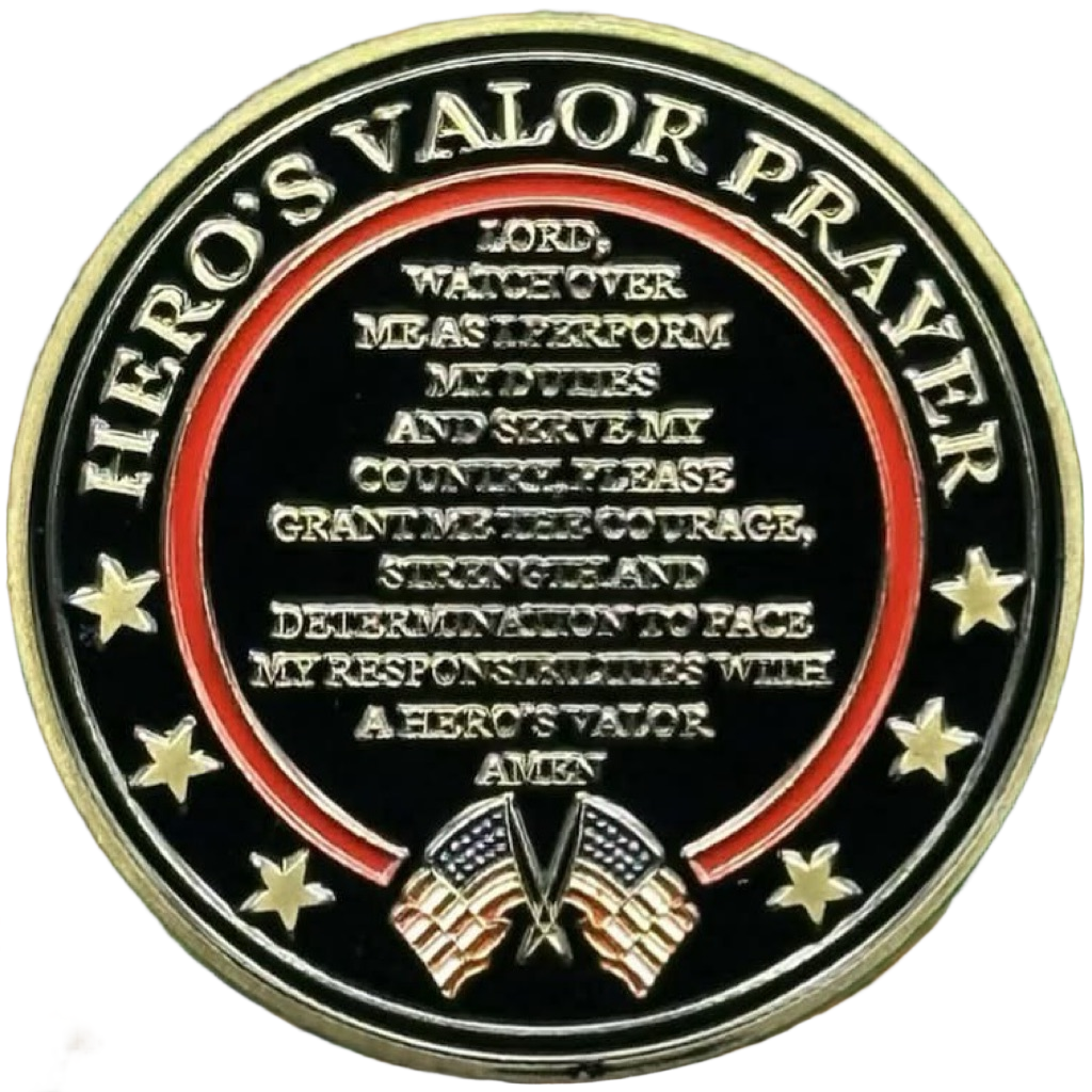 HERO’S VALOR PRAYER — front