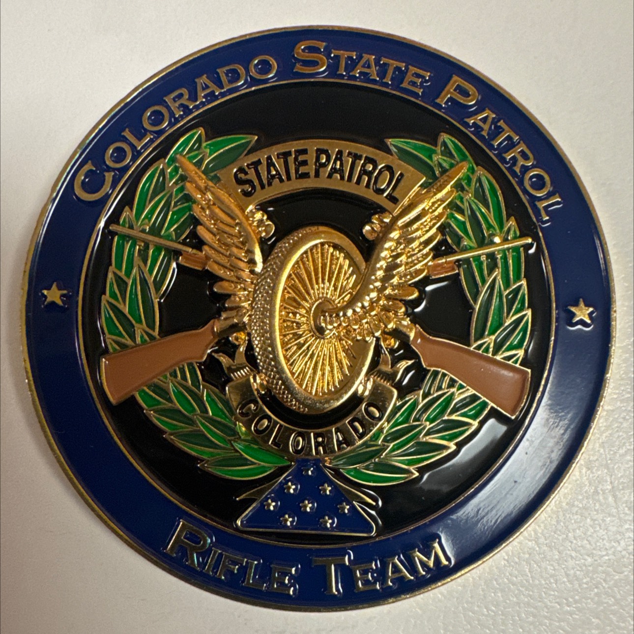 Colorado State Patrol Honor Guard — back