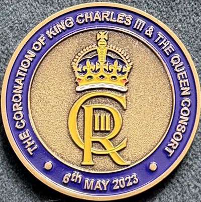 Metropolitan Police Marine Policing Unit The Coronation of King Charles III Challenge Coin