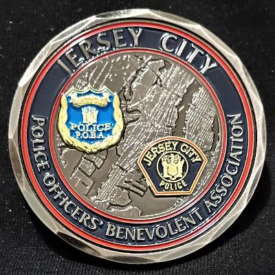 Jersey City Police Officers PBA Challenge Coin