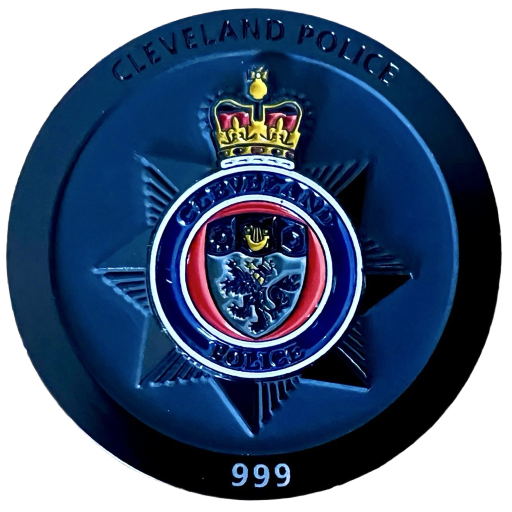 Cleveland Police Drone Unit Challenge Coin - Black — back