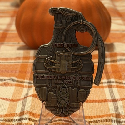 Columbus fire bomb squad grenade