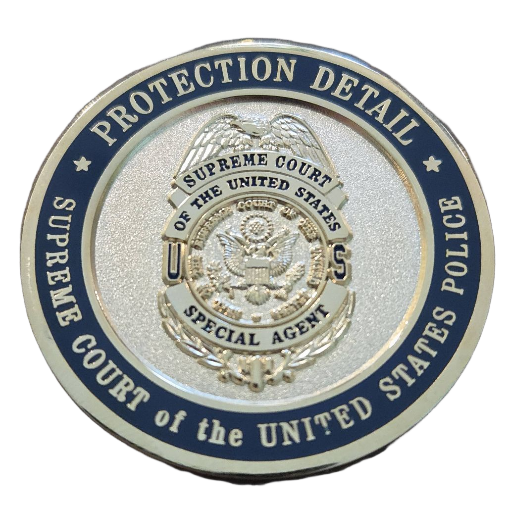 US Supreme Court Police Protection Detail Coin — front