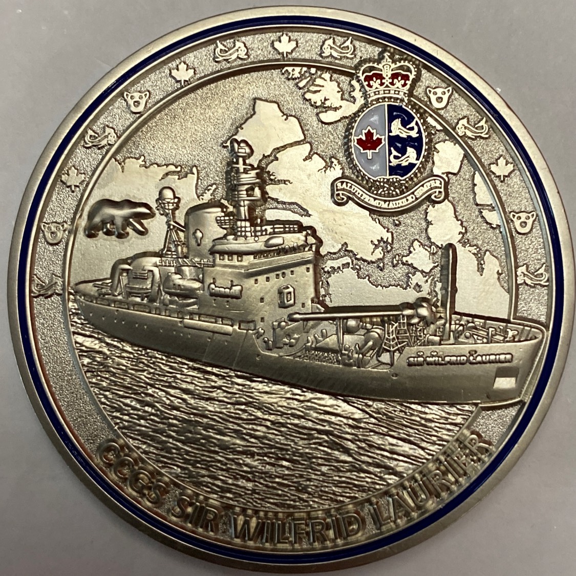 C.C.G.S. Sir Wilfrid Laurier — front