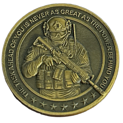 Special forces prayer coin