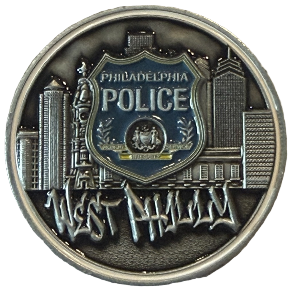 Philadelphia Police 16th District Challenge Coin — back