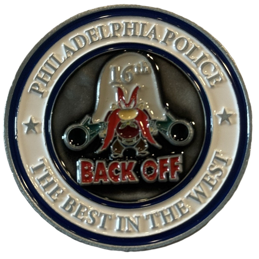 Philadelphia Police 16th District Challenge Coin — front
