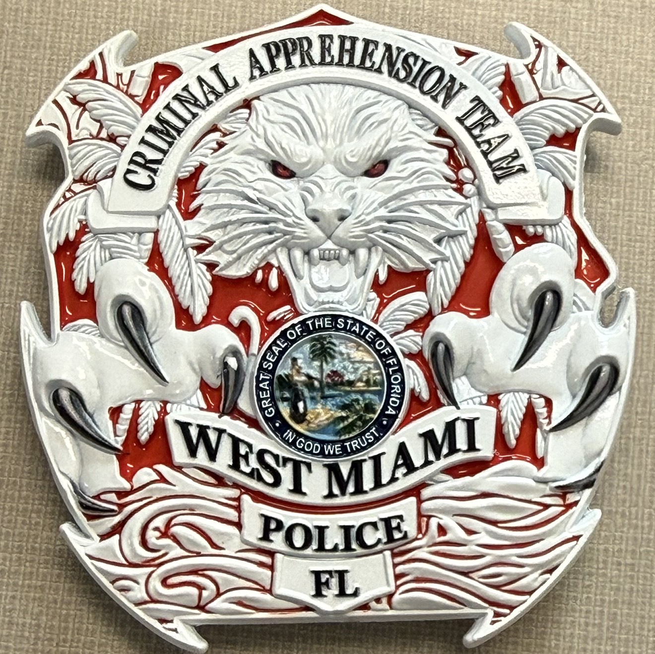 West Miami, FL Police Department Criminal Apprehension Team — front