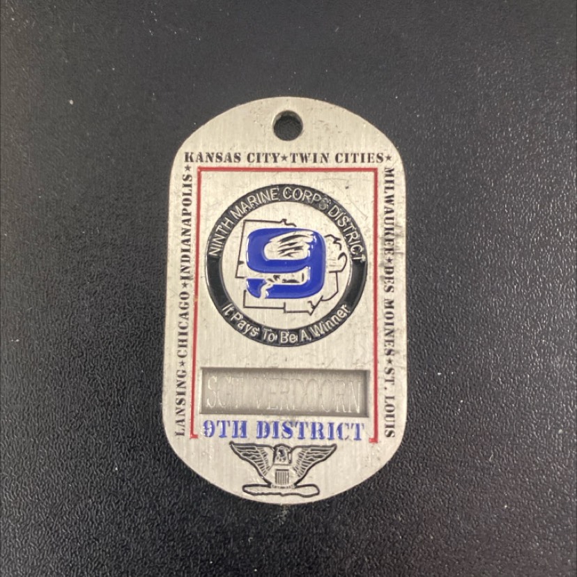 USMC 9th Marine Corps Recruiting District  – “It Pays To Be A Winner” — front