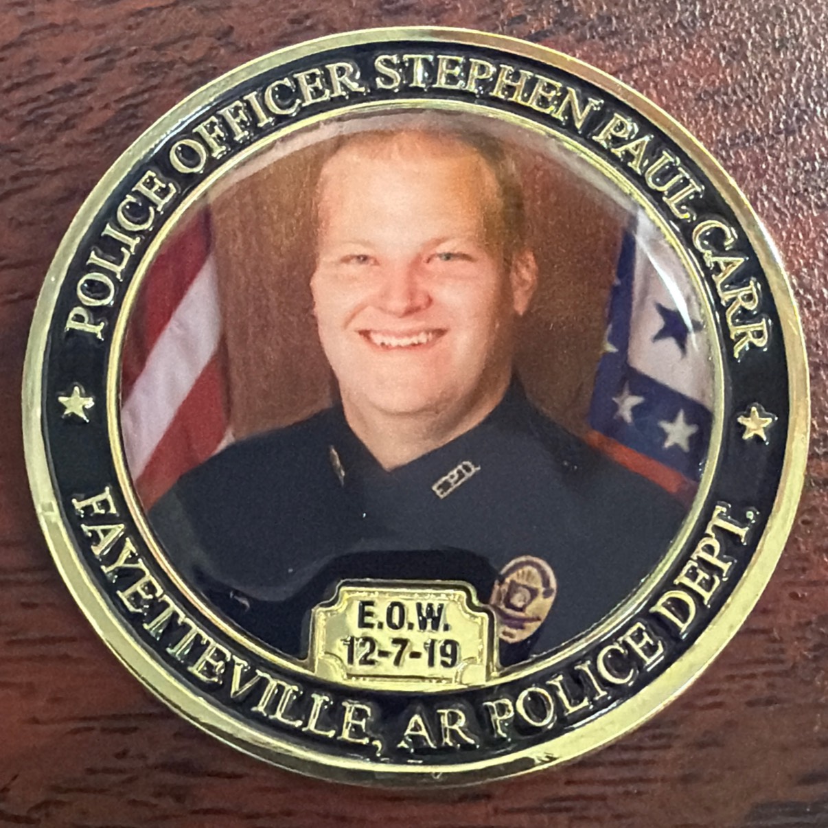Fayetteville PD EOW Stephen Carr — back