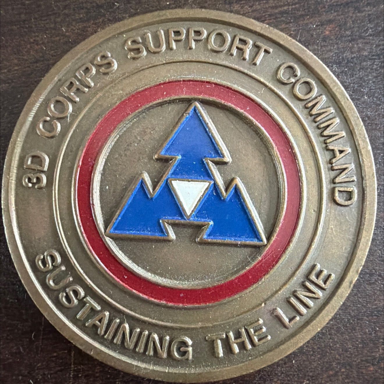 Commanding Generals Coin — back