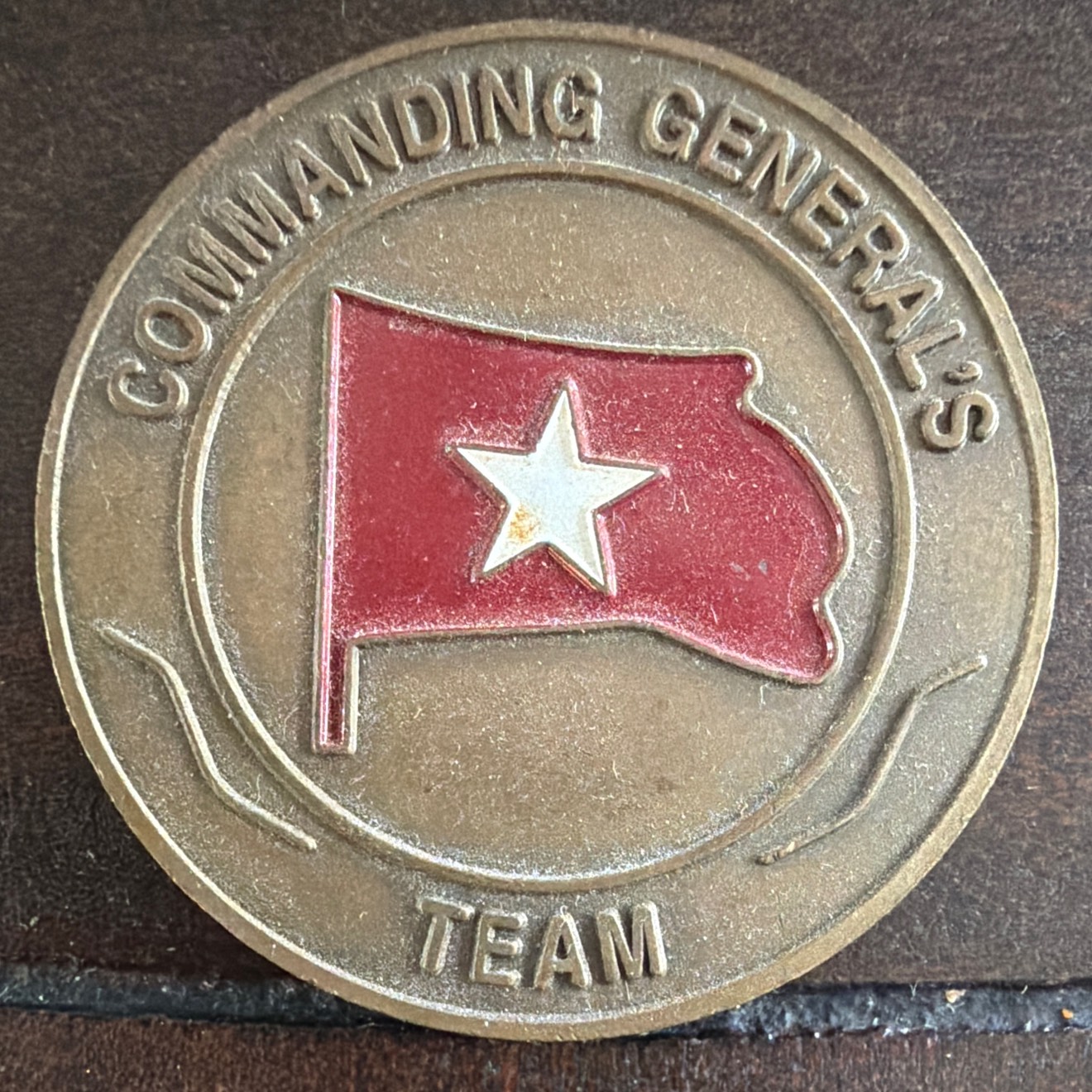 Commanding Generals Coin — front