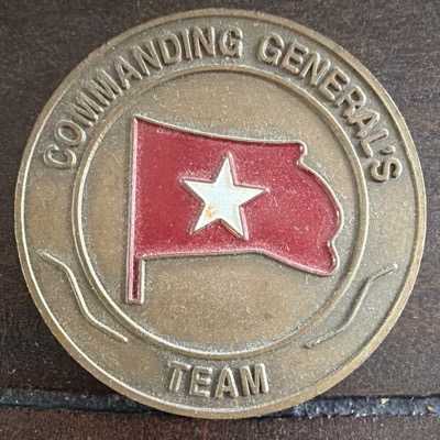 Commanding Generals Coin
