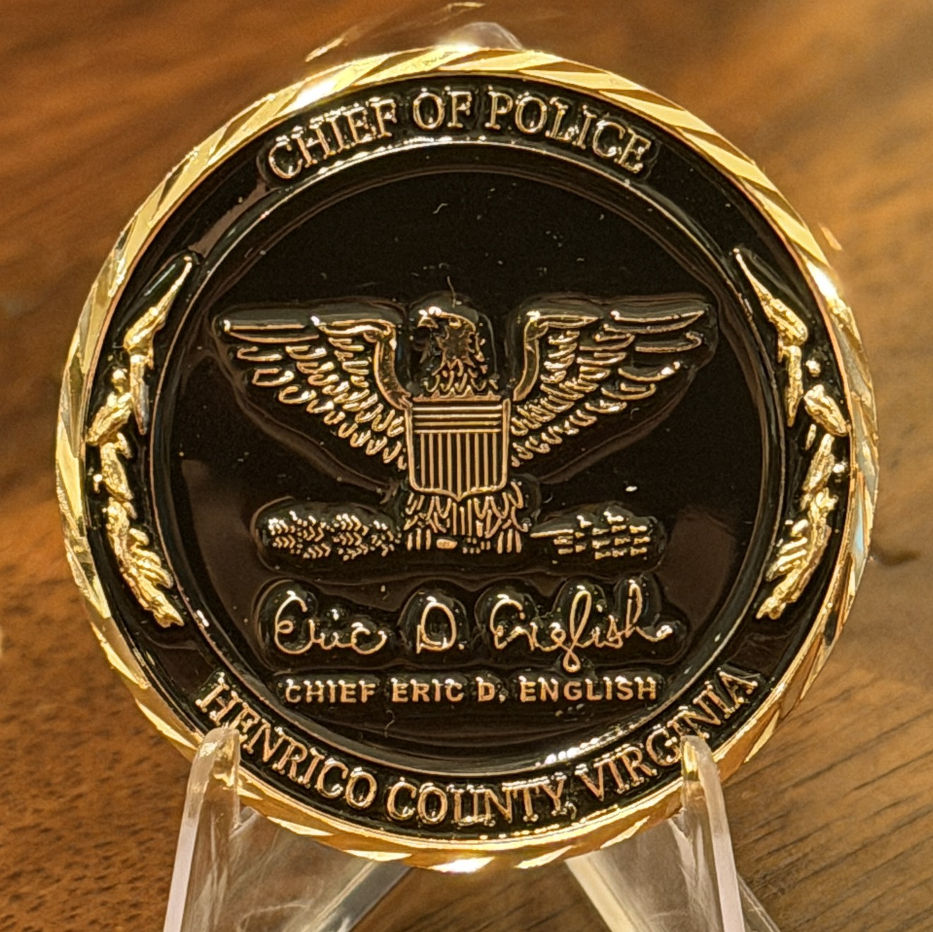Henrico Chief of Police — back