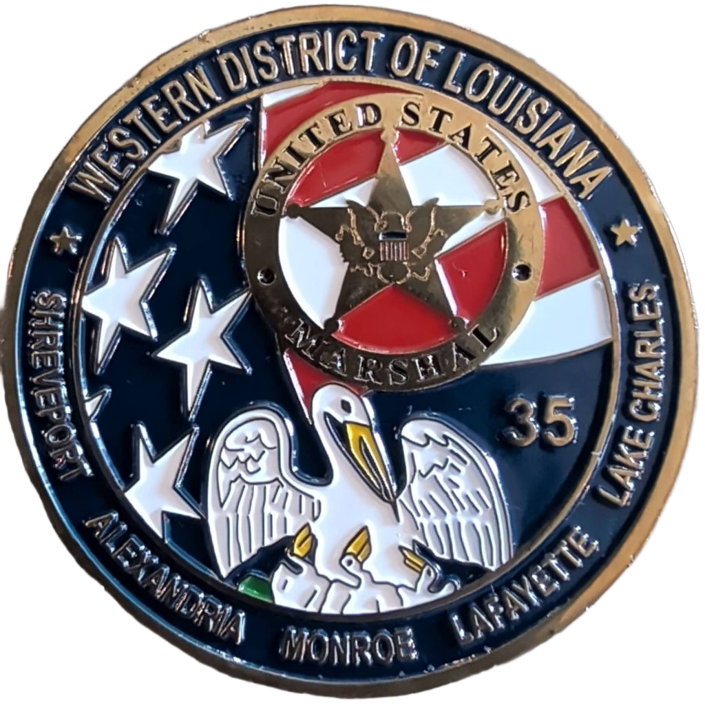 United States Marshall West Louisiana — back