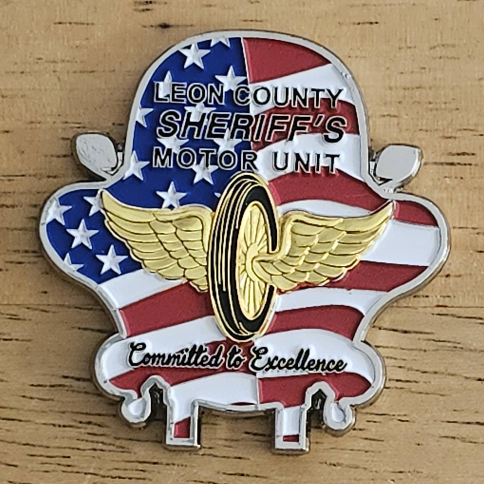 Leon County Sheriff's Office Motorcycle Silver Variant — back