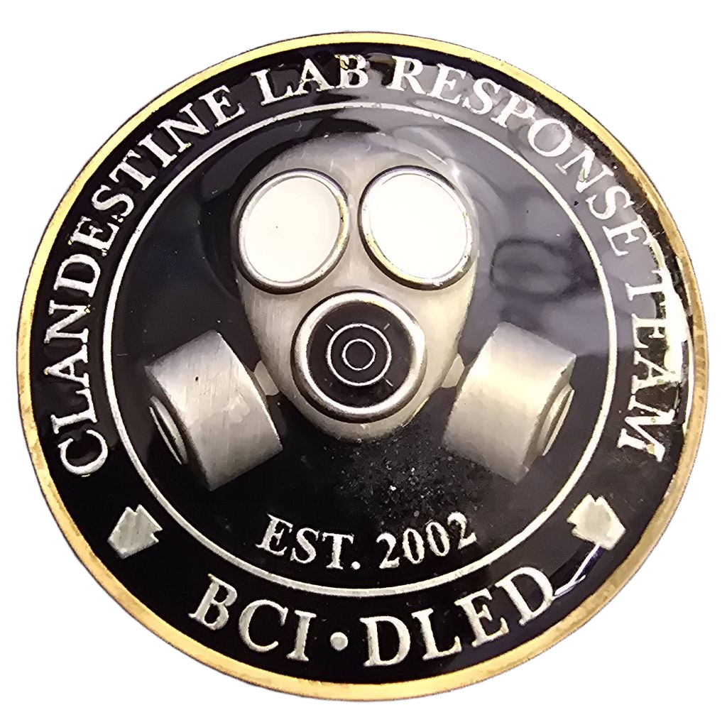 Clandestine Lab Response Team & Pennsylvania State Police Challenge Coin — front