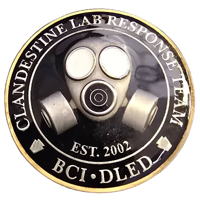 Clandestine Lab Response Team & Pennsylvania State Police Challenge Coin