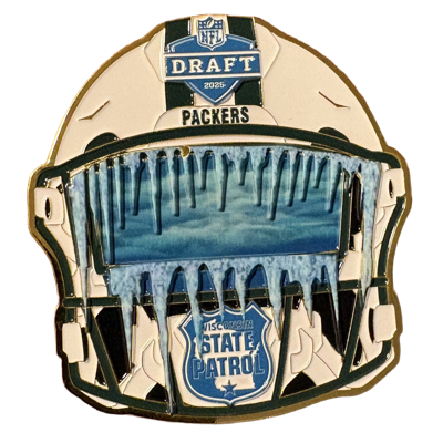 Wisconsin State Patrol NFL Draft White Helmet