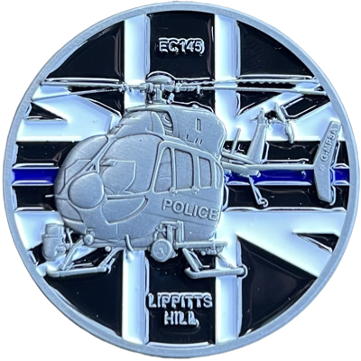 National Police Air Service Lippitts Hill London Challenge Coin