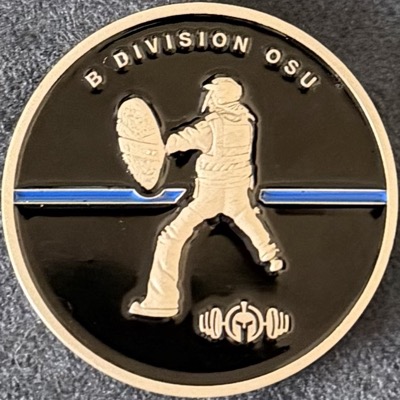British Transport Police B Division OSU Challenge Coin