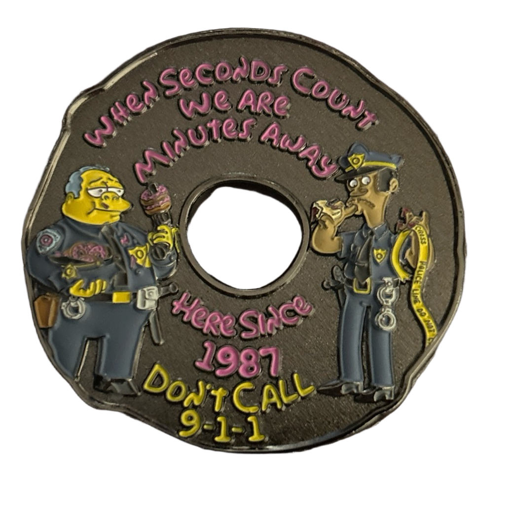 The Simpsons Springfield Police Department — back