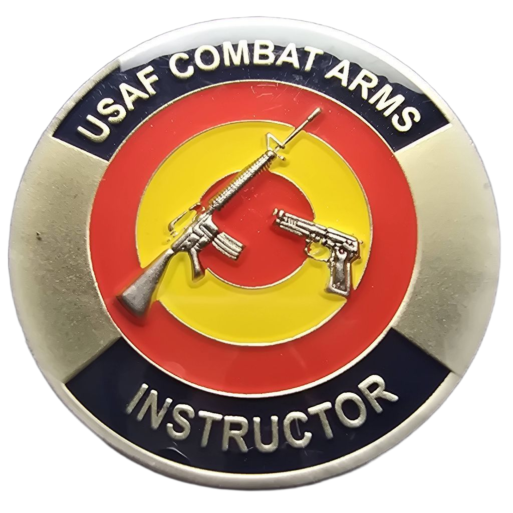 CATM Combat Arms Instructor coin — back