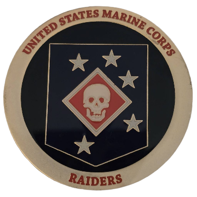 United States Marine Corps Raiders Challenge Coin
