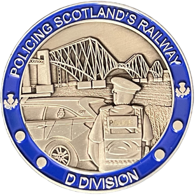 British Transport Police D Division Challenge Coin