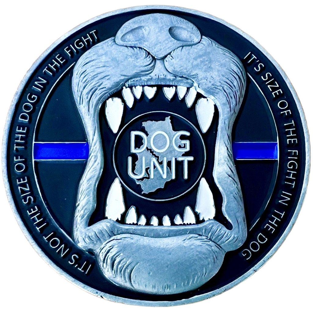BCH Police Dog Unit Challenge Coin — front