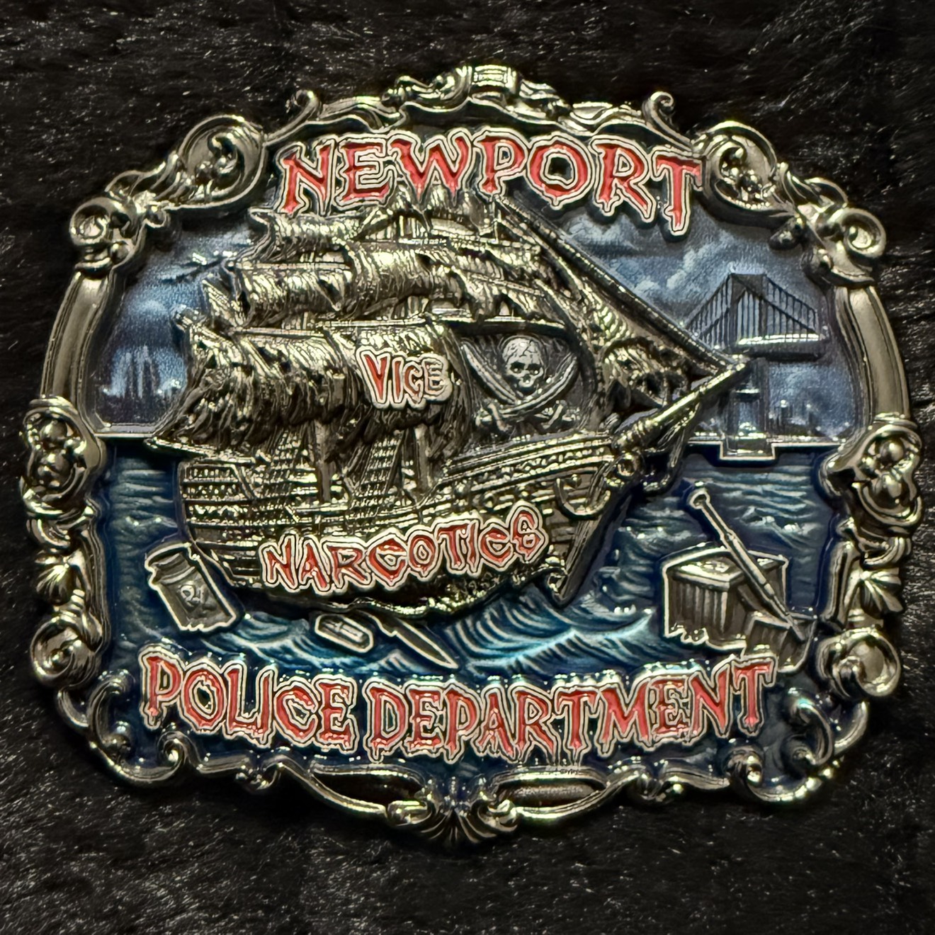 Newport Police Department Vice / Narcotics — back