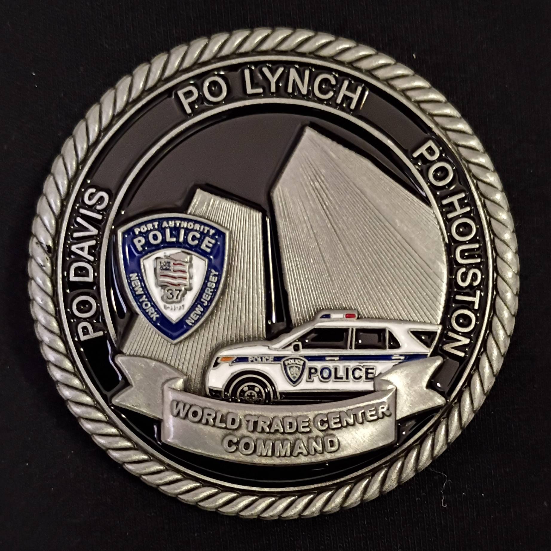 Port Authority Police WTC Command Challenge Coin — back