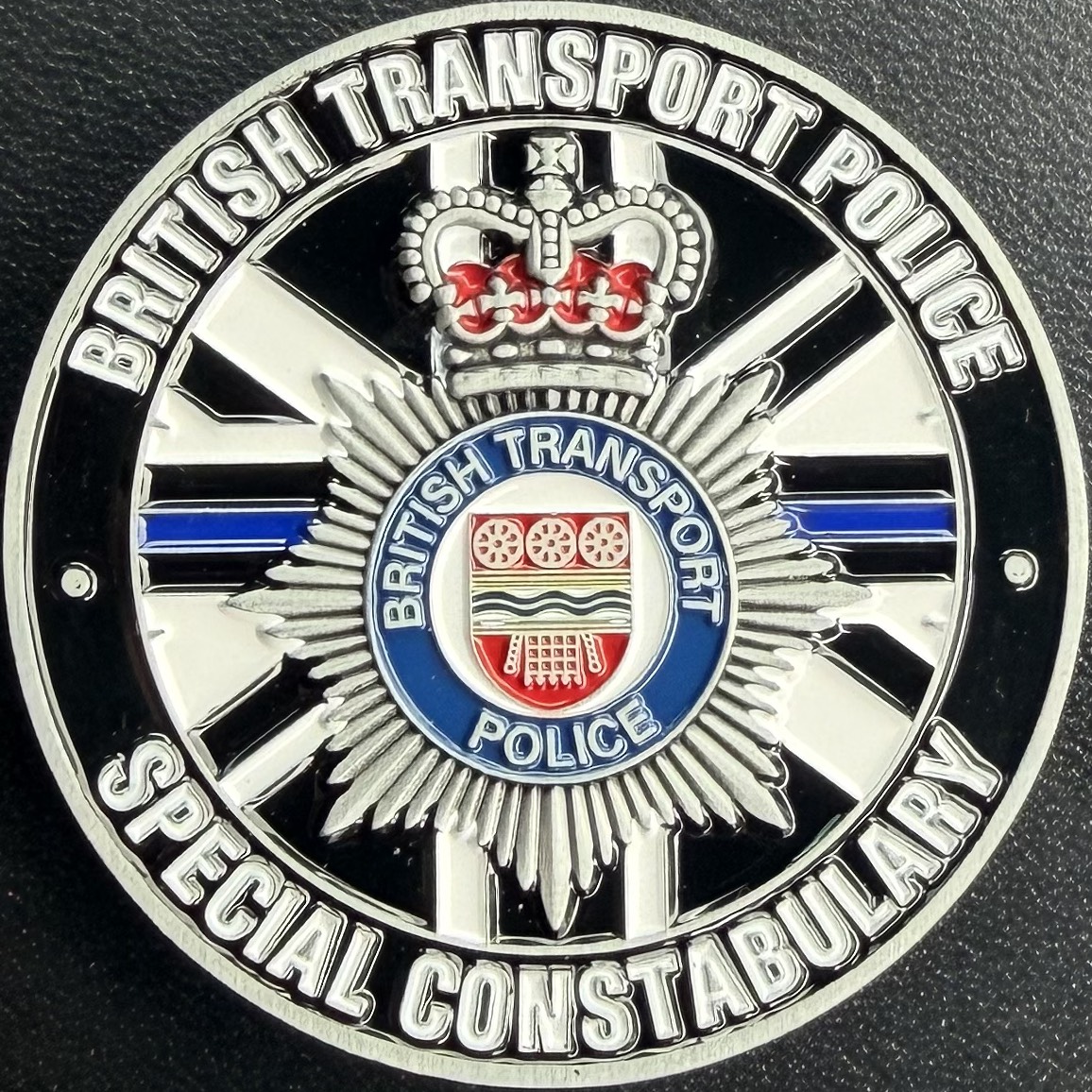British Transport Police Special Constabulary Challenge Coin — back