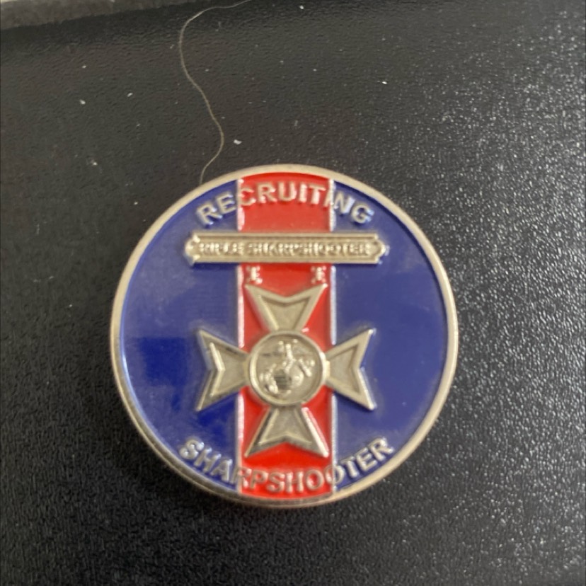 USMC Recruiting Rifle Sharpshooter Coin – RS Twin Cities — front