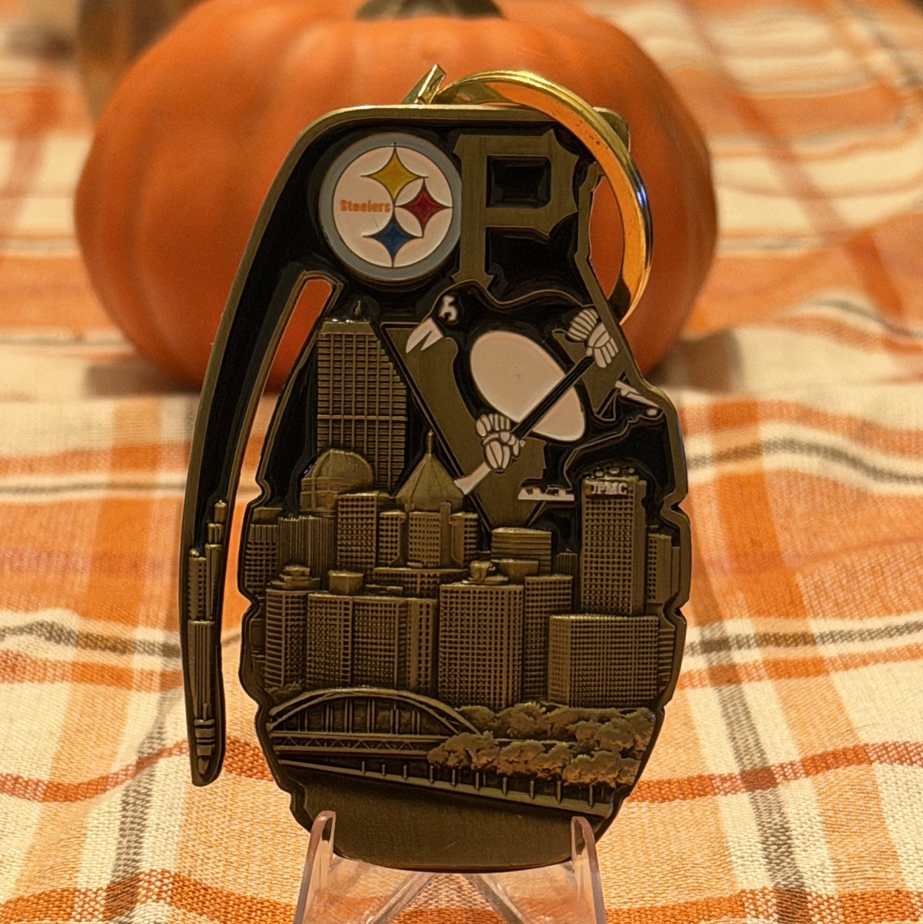 Pennsylvania State Police Penguin Grenade — back