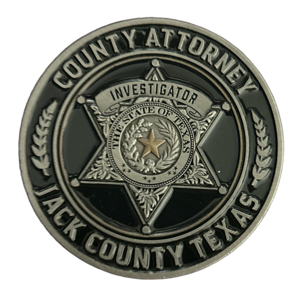 Criminal investigator Jack County Texas — back