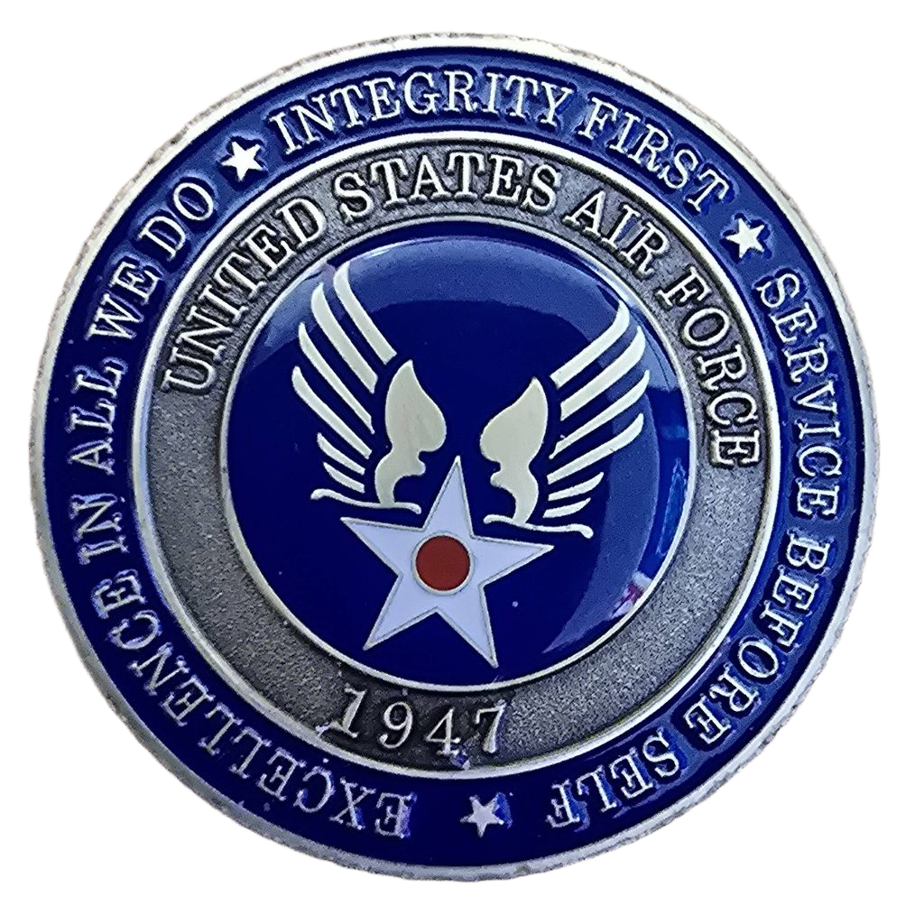 USAF Airmans Coin — front