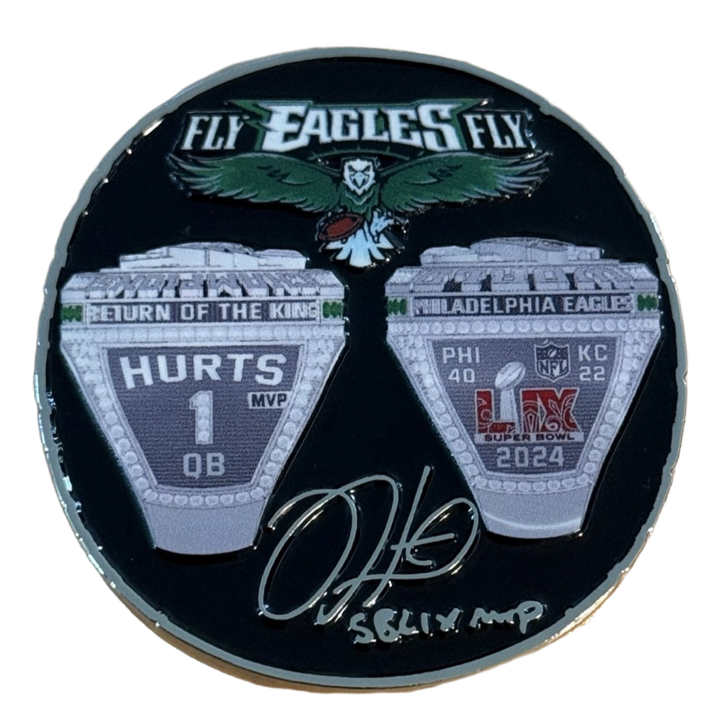 Philadelphia Eagles Super Bowl LIX Champions Challenge Coin — back