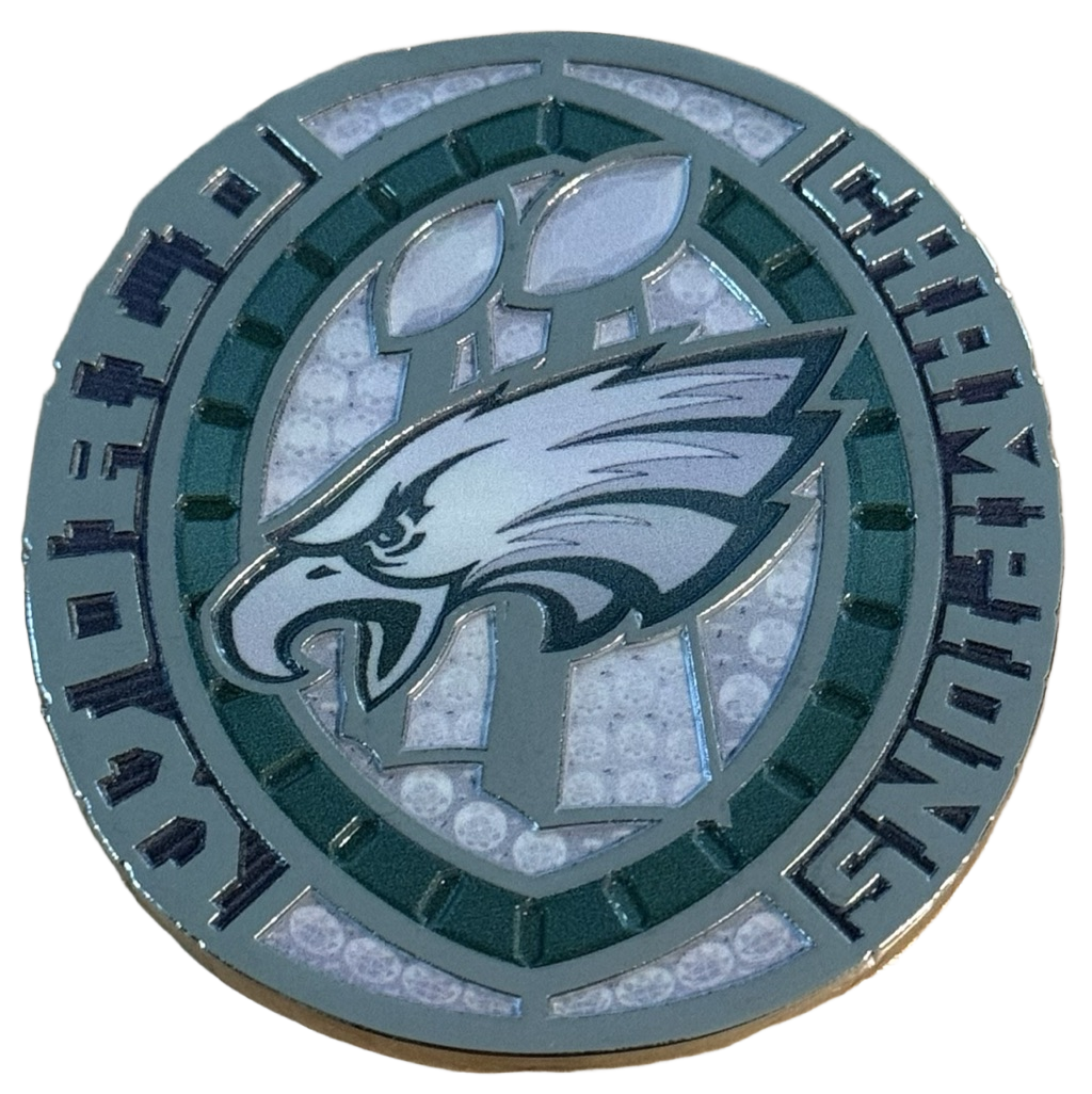 Philadelphia Eagles Super Bowl LIX Champions Challenge Coin — front